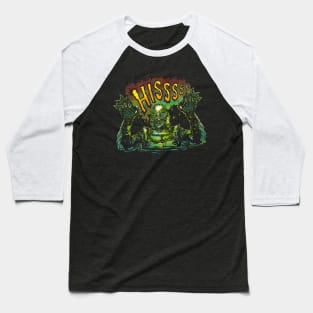 Hissing Gill Man Baseball T-Shirt